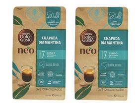 Kit com 2 Café Lungo Chapada Diamantina Neo Dolce Gusto 10 Cápsulas Kit com 2 Café Lungo Chapada Diamantina Neo Dolce Gusto 10 Cápsulas