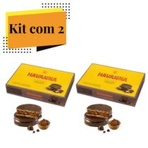 KIT COM 2 - Caixa Alfajores de Chocolate Havanna 12 Unidades