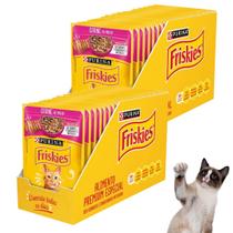 Kit Com 2 Caixa Firskies Purina Nestle Para Gatos Adultos Sabor Carne Com 30 Unidades Kit Com 2 Caixa Firskies Purina Nestle Para Gatos Adultos Sabor Carne Com 30 Unidades