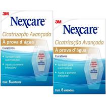 Kit com 2 Caixas de Curativo Nexcare Cicatrizacao AVANÇADA 3M Kit com 2 Caixas de Curativo Nexcare Cicatrizacao AVANÇADA 3M