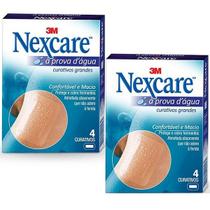 Kit com 2 Caixas de Curativo Nexcare Grande 4 Unidades