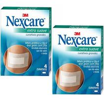 Kit com 2 Caixas de Curativo Nexcare Grande EXTRA Suave
