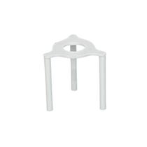 Kit com 2 Caixas de Suporte Plástico para Pizza Mesinha com 500 Unidades