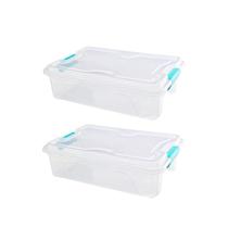 Kit Com 2 Caixas Organizadora Multiuso 10 L Usual Plastic