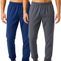 Kit com 2 Calça Jogger Tactel Leve Masculina Academia Esportiva Treino Casual Premium Confortável