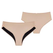 Kit Com 2 Calcinha Absorvente Boyshort Fluxo Intenso Flow Hope