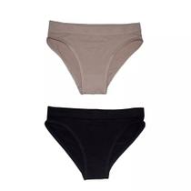 Kit com 2 Calcinhas DelRio Biquíni sem Costura