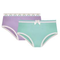 Kit Com 2 Calcinhas Infantil Lisa Básica Selene Infanto Juvenil Para Meninas Kit Com 2 Calcinhas Infantil Lisa Básica Selene Infanto Juvenil Para Meninas