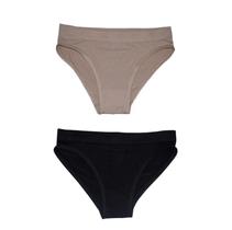 Kit com 2 calcinhas microfibra sem costura DelRio 5190 Kit com 2 calcinhas microfibra sem costura DelRio 5190