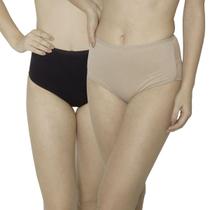 Kit com 2 Calcinhas Pós Parto para Gestantes em Cotton