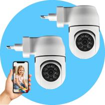Kit Com 2 Câmeras De Segurança Jortan Wi-fi Interna Hd 360