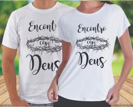 kit com 2 camisas sendo 1 Babylook e 1 camisa masculina P,M,G,GG