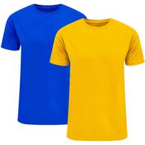 Kit com 2 Camisetas Básicas Torcedor Brasileiro na Copa do Mundo