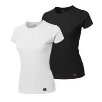 Kit com 2 Camisetas Feminina Gola Redonda Basic Sport - Polo Match