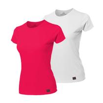 Kit com 2 Camisetas Feminina Gola Redonda Basic Sport - Polo Match