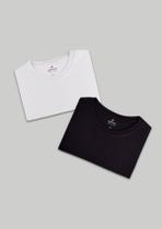 Kit Com 2 Camisetas Masculinas Básicas