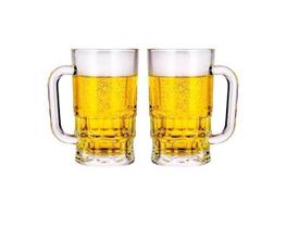 Kit Com 2 Canecas De Chopp Cerveja De Vidro 360Ml