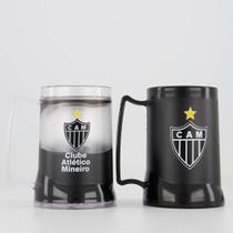 kit com 2 Canecas em Gel Atlético Mineiro Preto kit com 2 Canecas em Gel Atlético Mineiro Preto