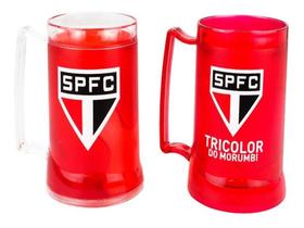 Kit Com 2 Canecas Gel Isolante Térmico 400ml São Paulo Kit Com 2 Canecas Gel Isolante Térmico 400ml São Paulo