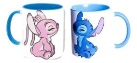 Kit Com 2 Canecas Pop Disney Stitch Minha Metade 350ml Kit Com 2 Canecas Pop Disney Stitch Minha Metade 350ml