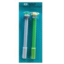 Kit com 2 canetas cacto school basics - sortido