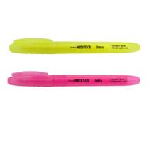 Kit com 2 Canetas Marca Texto - Amarelo e Rosa Kit com 2 Canetas Marca Texto - Amarelo e Rosa