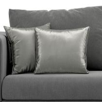 Kit com 2 Capas Luxuosas para Almofadas Várias Cores 44x44