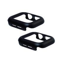 Kit com 2 Capas Moldura Protetora Nerdcase, Compatível com Apple Watch 40mm, Sem Vidro, Preta