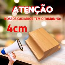 kit com 2 carimbos decorativos + almofada para decorar e personalizar embalagens sacolas caixas bolsas envio - Carimbos e Papel