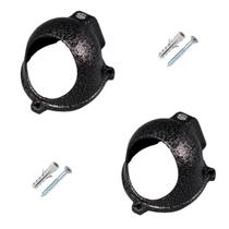 Kit Com 2 Case Grade de Proteção Para Câmera Dome Cor Cinza