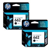 Kit com 2 Catuchos HP 662 Preto CZ103AB - Original Kit com 2 Catuchos HP 662 Preto CZ103AB - Original