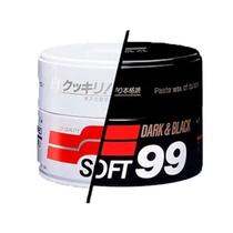 Kit com 2 cera soft99 - dark e black e white wax