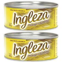 Kit Com 2 Ceras Em Pasta Ingleza 400G Amarelo