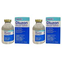 Kit com 2 chemitec diuzon solução injetável 50ml