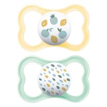 Kit com 2 Chupetas MAM Air 6+m Neutras + Estojo Kit com 2 Chupetas MAM Air 6+m Neutras + Estojo