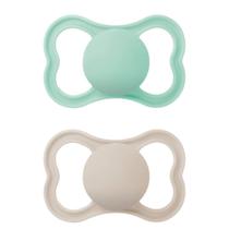 Kit com 2 Chupetas Supreme MAM 16m+ Neutra + Estojo CH90423