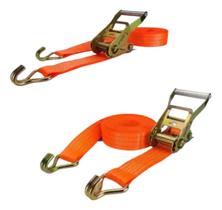 Kit Com 2 Cinta Catraca De Amarração Para Cargas 3 Toneladas Robustec