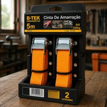 Kit com 2 Cintas de Amarração de Carga Resistente ate 250kg 2,5m cada Kit com 2 Cintas de Amarração de Carga Resistente ate 250kg 2,5m cada
