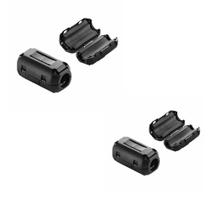 Kit com 2 Clip Ferrite 9mm Filtro Anel Supressor Ruído DNI