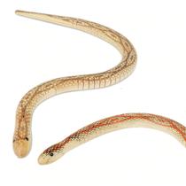 Kit com 2 cobras selvagens de madeira articulada com 50cm