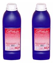KIT COM 2 Coffeelav 1kg Limpador Em Pó P/maquina De Café SOLINT