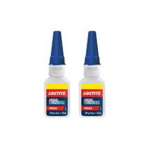Kit com 2 Colas instantânea Loctite Super Bonder Mega 22g Kit com 2 Colas instantânea Loctite Super Bonder Mega 22g