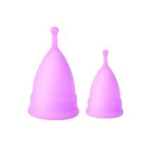 KIT com 2 coletores Menstrual Silicone Reutilizável P M Fem.