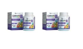 Kit com 2 Complexo B 60 Cáps 500mg Biocêutica Kit com 2 Complexo B 60 Cáps 500mg Biocêutica