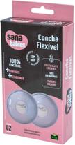 Kit com 2 Concha Flexível para Seios Amamentação Sana Babies