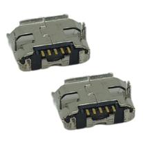 Kit com 2 Conector Micro USB PCI V8 5 Pinos + 4 Pinos Suporte CNTG26