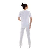 Kit com 2 Conjuntos Feminino em Tecido Two Way com Elastano Cor:BrancoTamanho:EXG