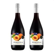 Kit com 2 Cooler Pessego Tinto Pergola 750ml Envio Imediato