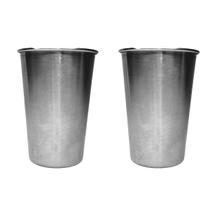 KIT com 2 Copos de Inox Resistente para Água Bebidas Geladas