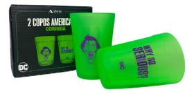 Kit com 2 Copos Personalizados do Coringa DC Kit com 2 Copos Personalizados do Coringa DC
